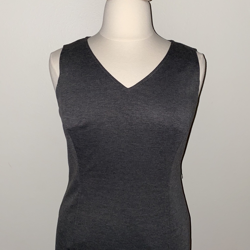 Sleeveless Gray Dress